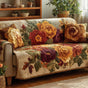 Harvest Blooms Quilted Seat Sofa QV43