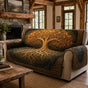 Ember Harvest Glow Quilted Seat Sofa QV57