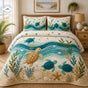 Coastal Beach Life | Handmade Quilted Bedding Set TG37