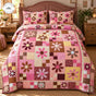Vintage Floral Patchwork | Handmade Quilted Bedding Set TG118