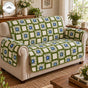 Boho Daisy Patterned Quilted Seat Sofa TG115