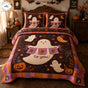 Cute Ghost Halloween | Handmade Quilted Bedding Set TN01
