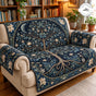 Tree of Life Navy Blue Quilted Seat Sofa TN97