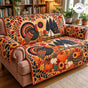 Rustic Thanksgiving Turkey Quilted Seat Sofa TN107