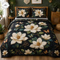 Vintage Magnolia Floral | Handmade Quilted Bedding Set TP10