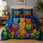 Bohemian Cat Garden | Handmade Quilted Bedding Set TP34