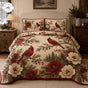 Bird Floral | Handmade Quilted Bedding Set TP52