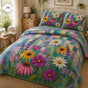 Botanical Wildflower Patchwork | Handmade Quilted Bedding Set TP79