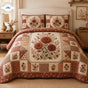 Vintage Autumn Sunflower | Handmade Quilted Bedding Set TP89