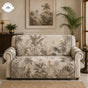 Vintage Tropical Botanical Quilted Seat Sofa TP38