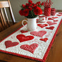 Warm Hearts | Handmade Quilted Table Runner