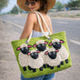 Sky of Sheep | Handmade Quilted Beach Bag