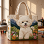Enchanted Dog | Handmade Quilted Tote Bag