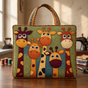 Giraffe | Handmade Quilted Tote Bag