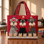 Trio of Schnauzers | Handmade Quilted Tote Bag