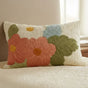 Retro Daisies | Handmade Padded Cushion Cover