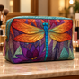 Sparkling Stream | Handmade Padded Make-Up Bag