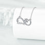 Infinity Silver Collar for Furry Friends Forever Connected | Handmade