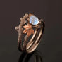 Natural Moonstone Ring | Handmade