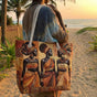 Melanin Queens Glow | Handmade Quilted Beach Bag